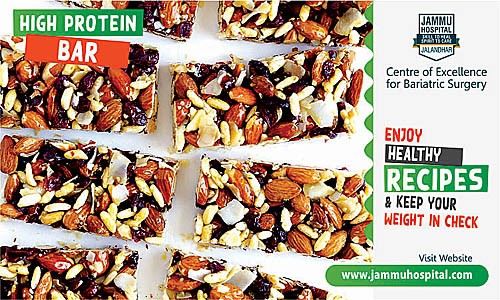high protein bar - healthy recipes for bariatric surgery patients