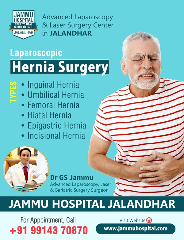 laparoscopic hernia surgery jalandhar punjab