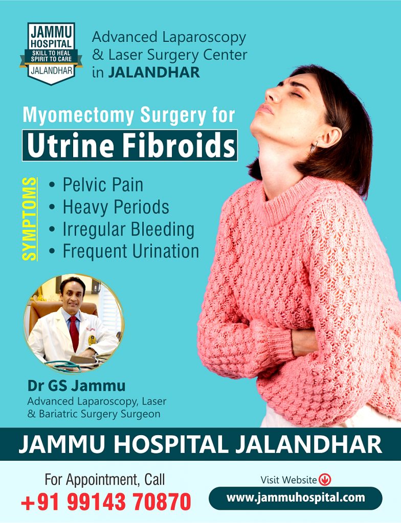 myomectomy uterus fibroid surgery jalandhar punjab