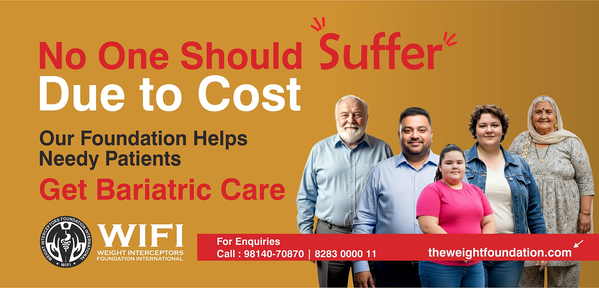 No One Should Suffer Due to Cost of Bariatric Surgery — Our Foundation ...